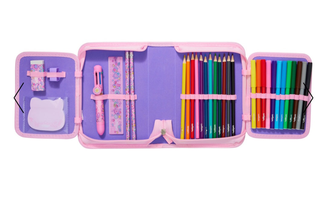 Smiggle Stationery Kit | Girly Cosmetic | 22cm