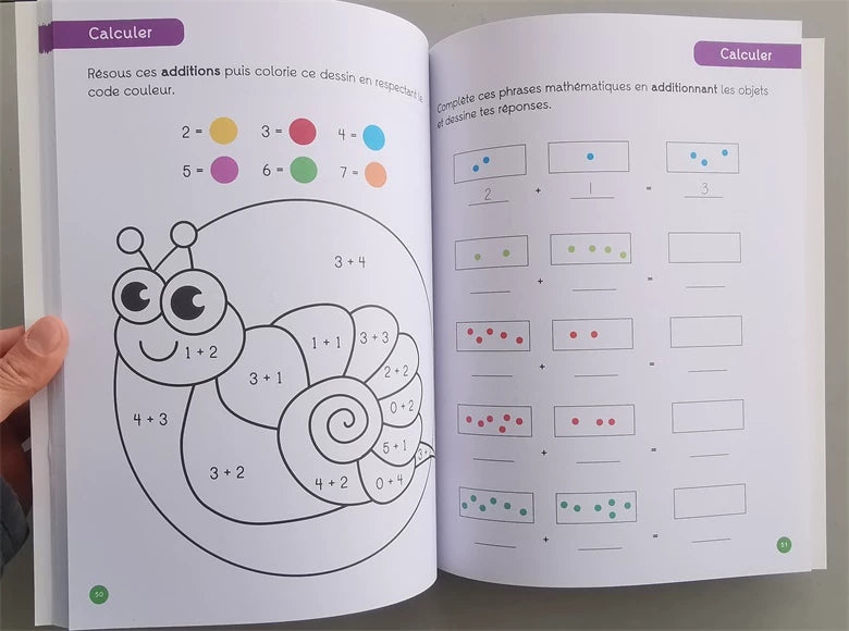 Mon Cahier D'exercices - Educational French Book | Soft Cover | 5+