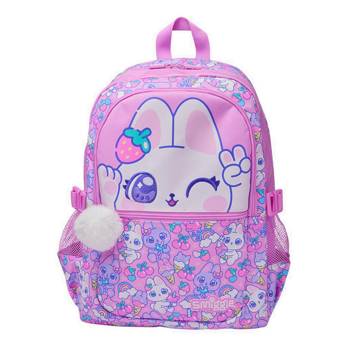 Smiggle Backpack Bright Eyes | Bunny | (G1-G3) | 42cm