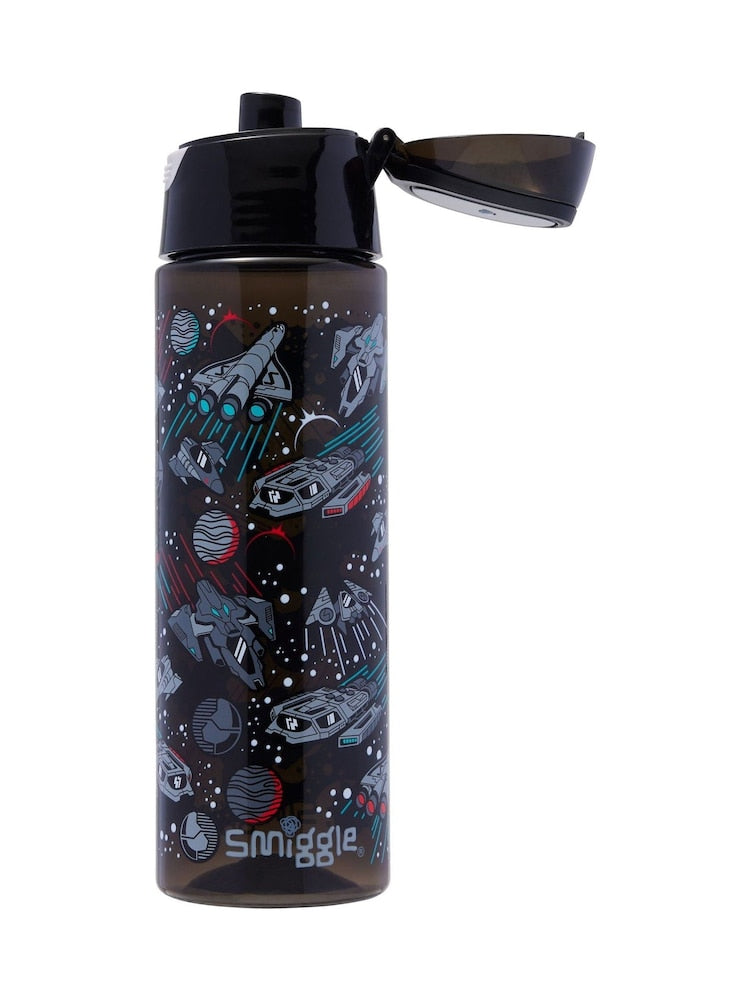 Smiggle Water Bottle - Black Space | 650ml