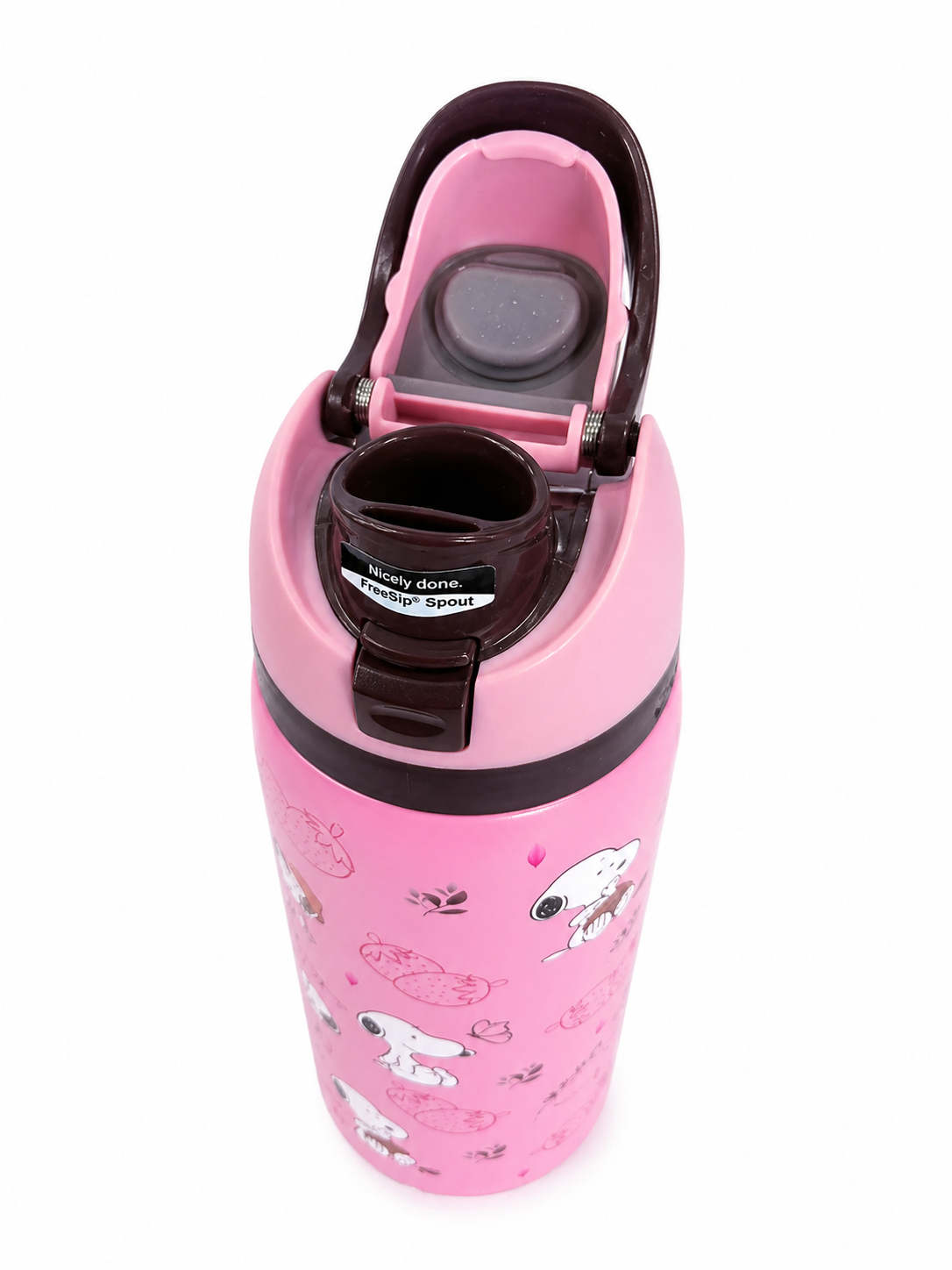 Owala Bottle Stainless Steel FreeSip Leak-proof | Pink Strawberry Snoopy | 950ml