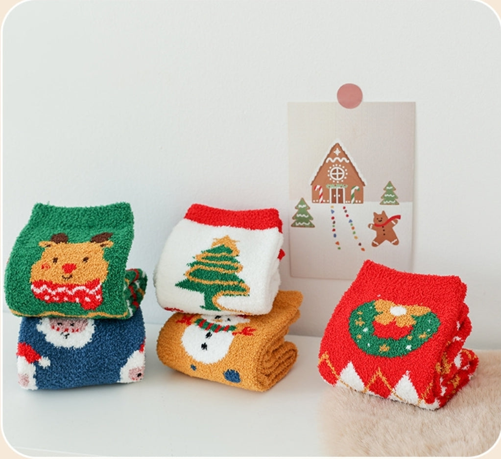 Christmas Cozy Warm Socks Size 35-39