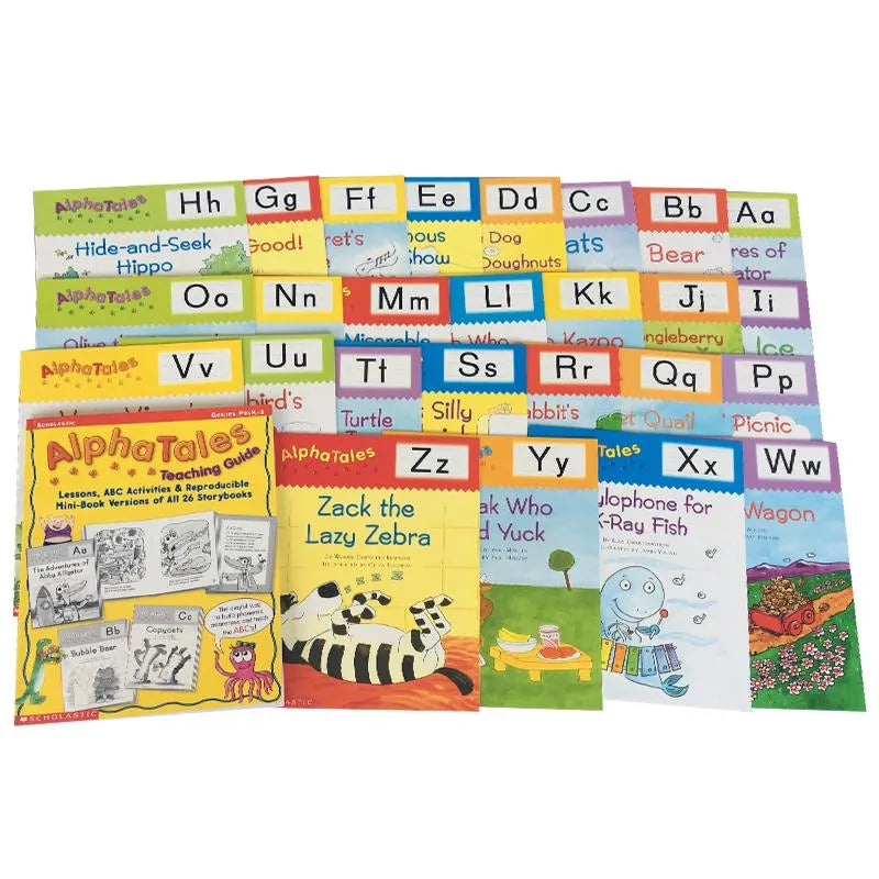 Alphabets Animals Storybook - 26 Books Set | Soft Cover | 2+