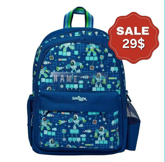 Smiggle Small Backpack Game Design 38cm KG1-KG3
