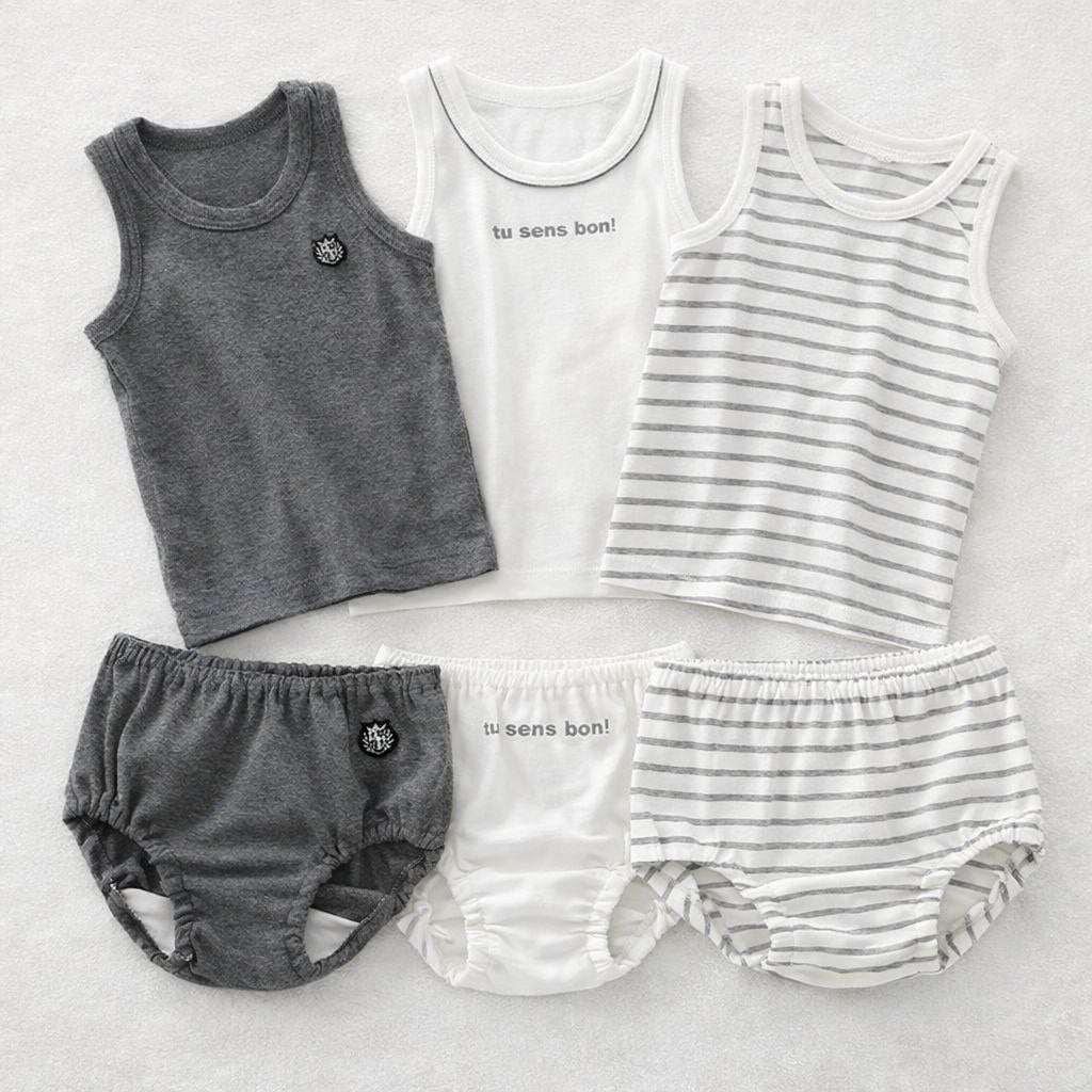 Boys Cotton Underwear 3-12Y - Grey | Build Your Own Set