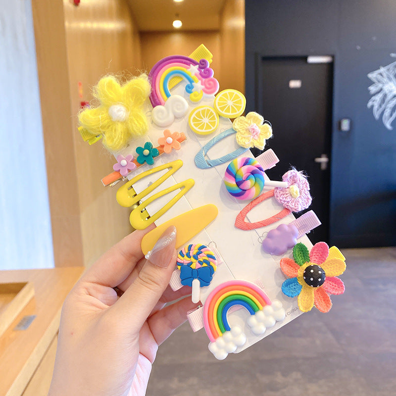 Hair Pin For Kids Colorful Pack Of 14 Pcs