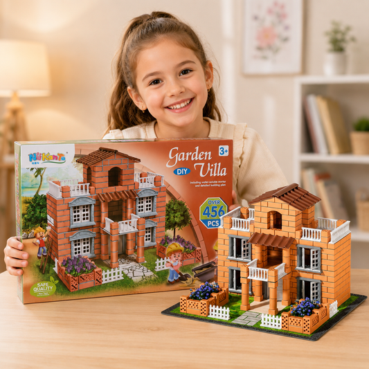 DIY Mini Brick Villa Building Set | 465 pcs | 8+
