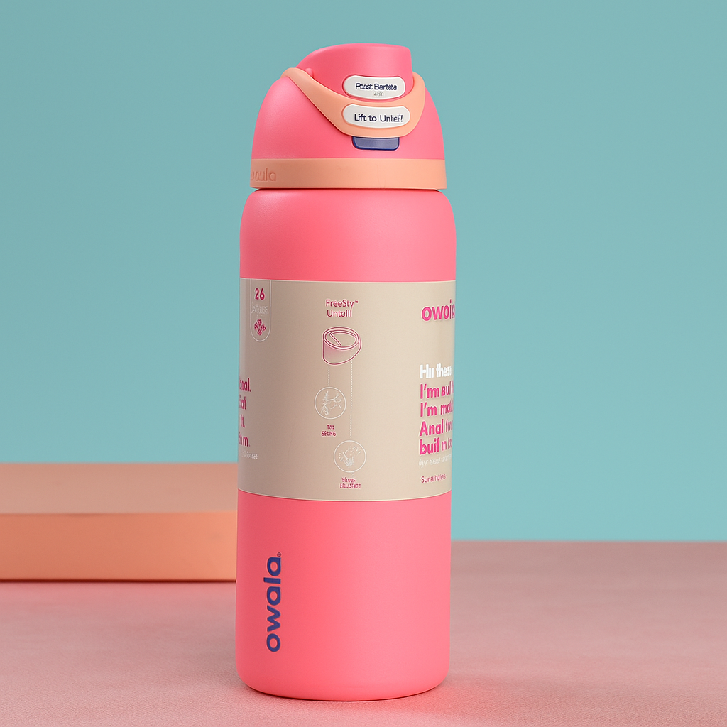 Owala Bottle Stainless Steel Free Sip Leak-proof Peach Pink 710-950ml