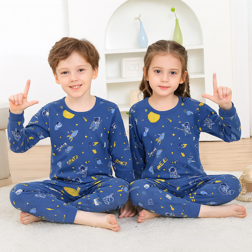 Pyjama Cotton 100% Space Design | 8-14y
