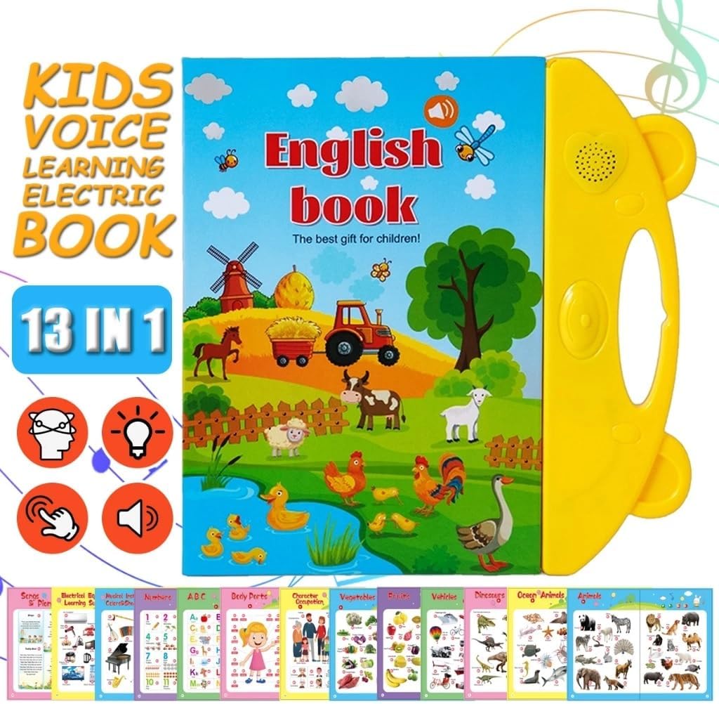 English Interactive Sound Book | Hard Cover | 2+