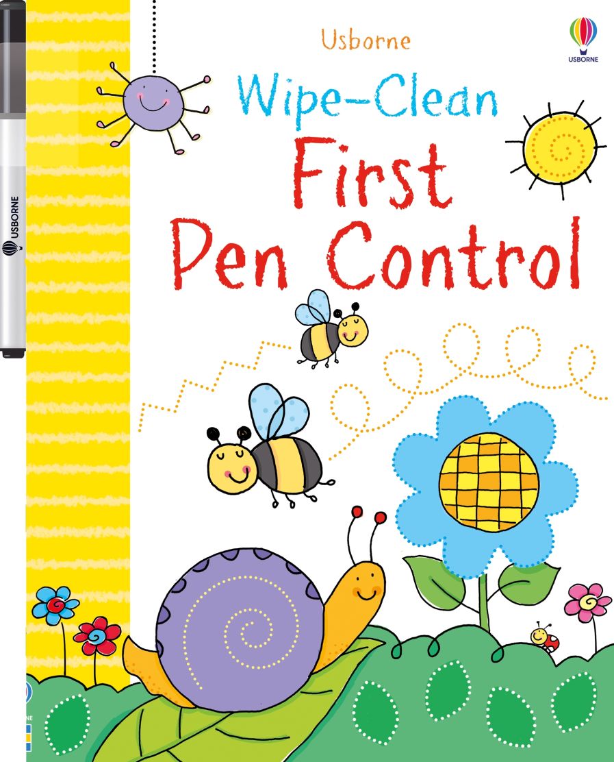 Usborne Wipe-Clean Books For Kids | Soft Cover | 3+