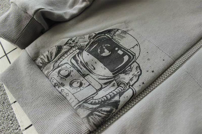 Light Jacket  With Fleece Nasa Design Size 5-14y