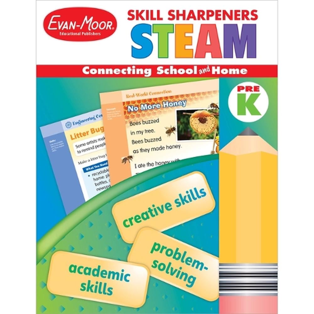 Evan Moor Skill Grade K Set 8 Books | Soft Cover | 5-6y