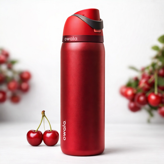 Owala Bottle Stainless Steel - FreeSip | Leak-proof | Red Cherry | 710-950ml