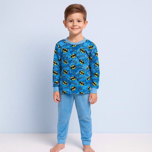 Pyjama Warm For Boys BatMan Design Size 6-10y