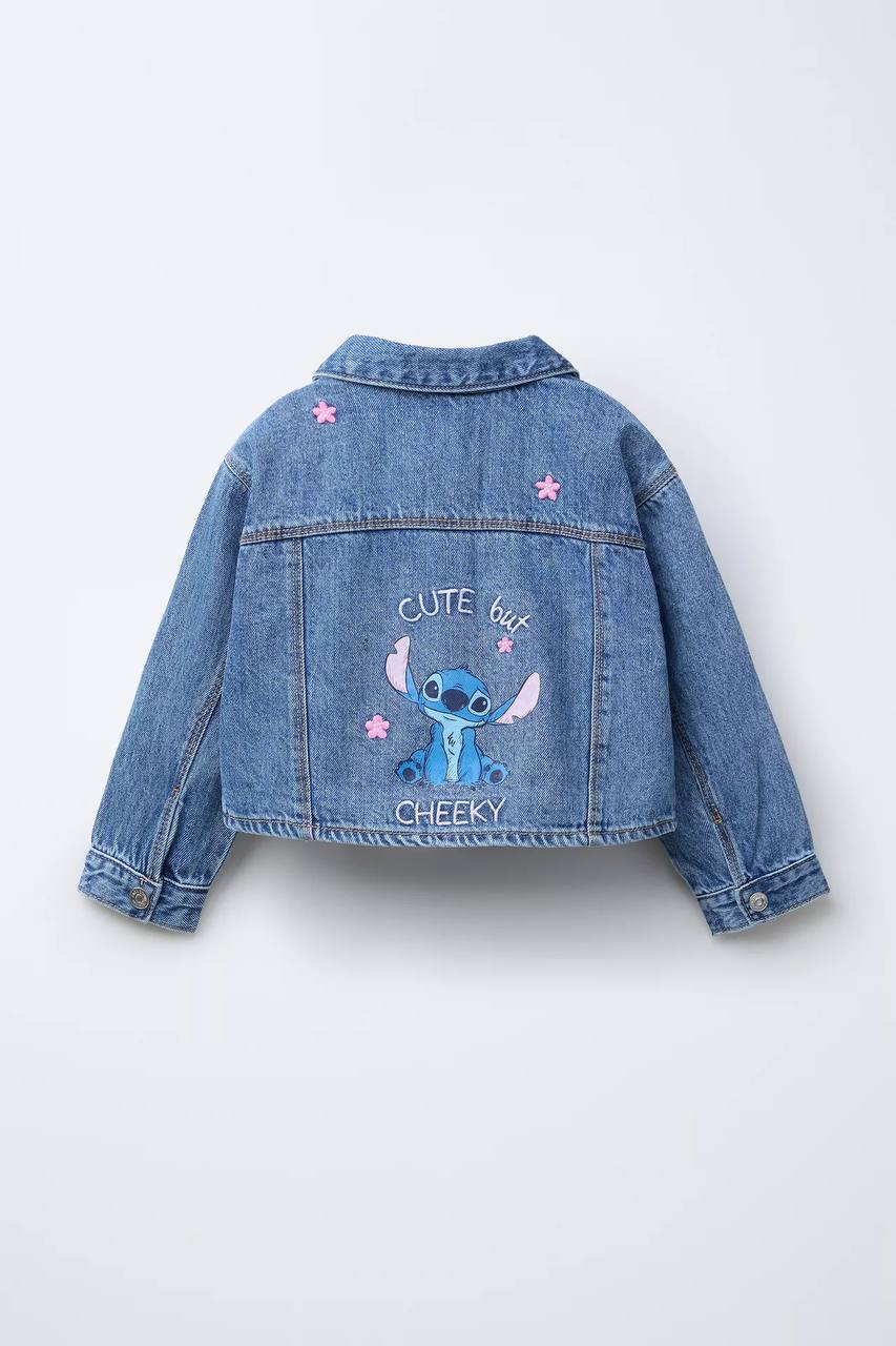 Outfit Jeans Set Jacket&Short Stitch Design Size 2-8y