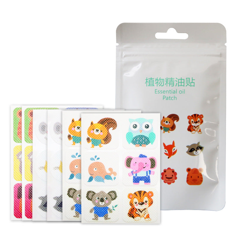 Mosquito Repellent Patches Animal Stickers 36 Pcs