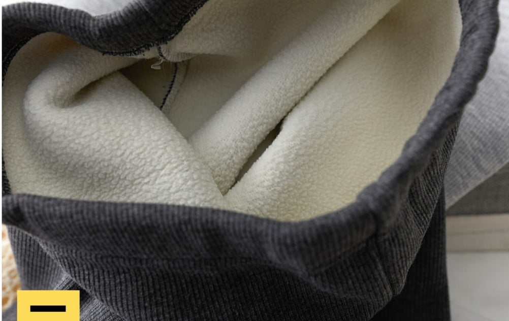 Warm legging With Fleece Black Grey Light Grey 2-18y