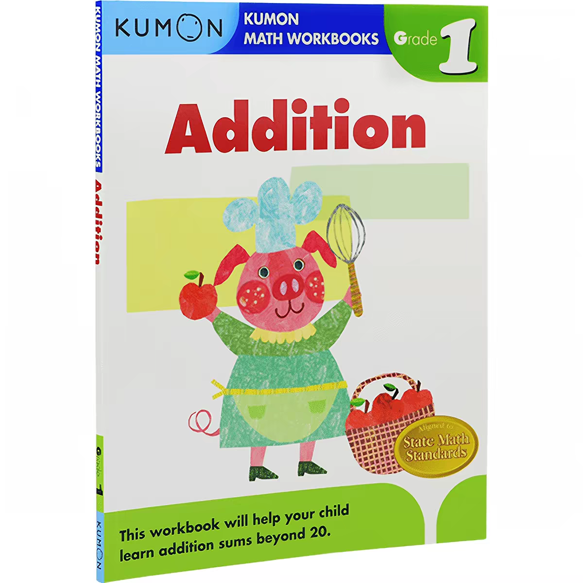 Kumon Grade 1 Math Workbooks Set – Addition & Subtraction, 2 Books | Soft Cover | 6+