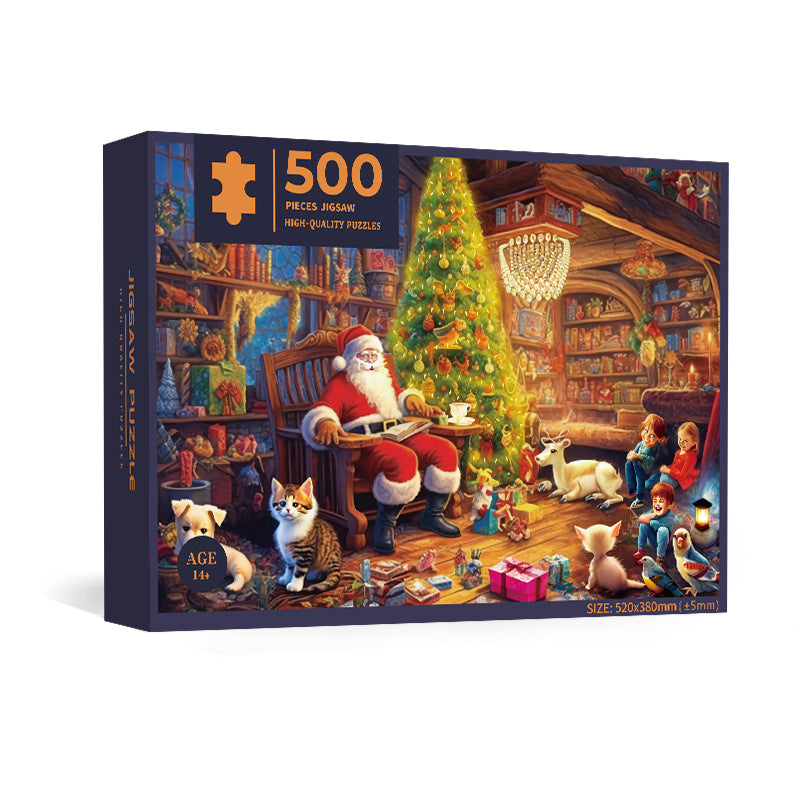 Christmas Jigsaw Puzzle – 500 Pieces | Festive Designs | 8+