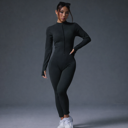 Jumpsuit For Women - Dark Grey | Size L