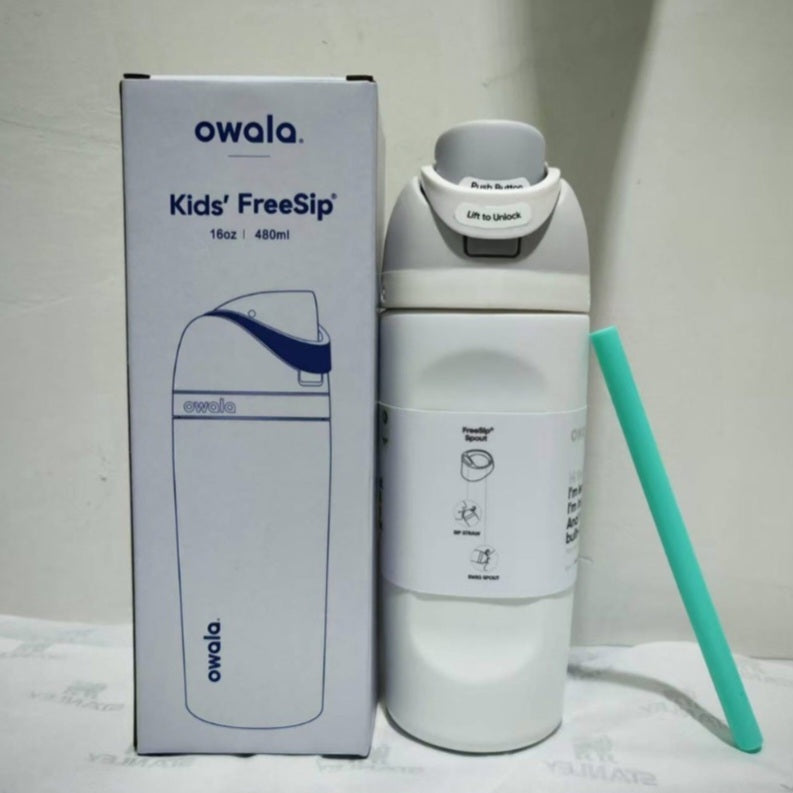 Owala Bottle Stainless Steel Kids' Freesip With Straw 480ml
