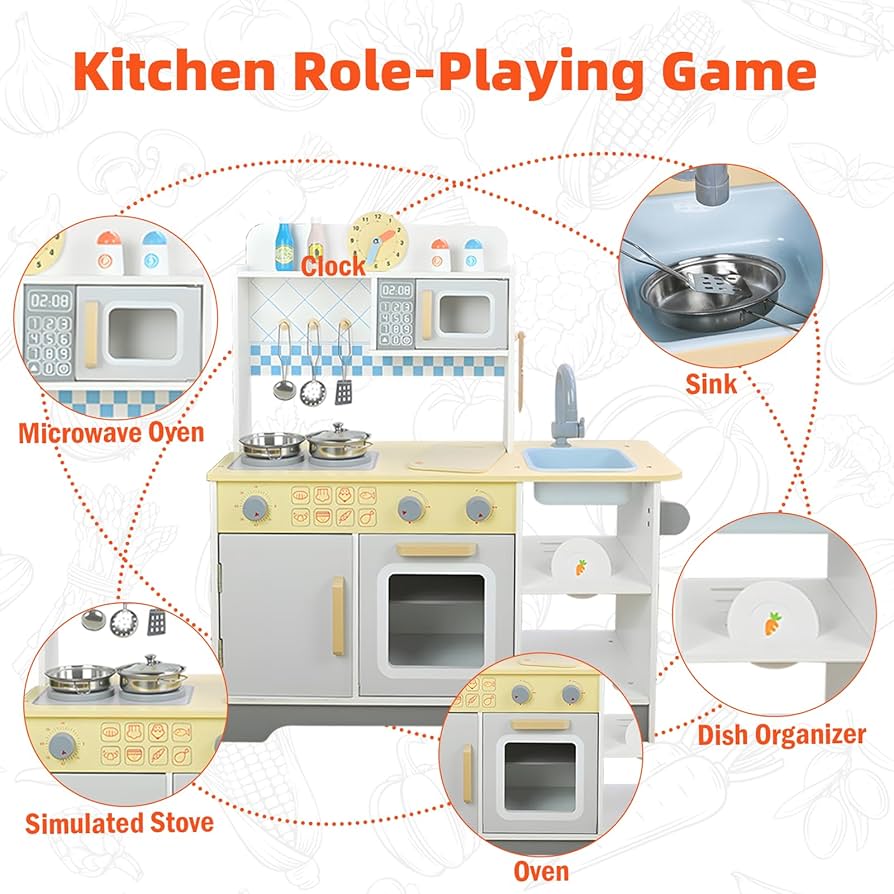 Kitchen Role-Playing Game Set For Kids