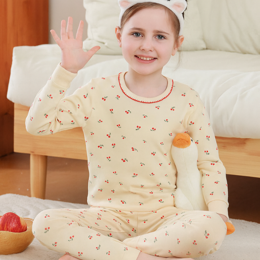 Pyjama Coton 100% Cherry Design | 3-14y