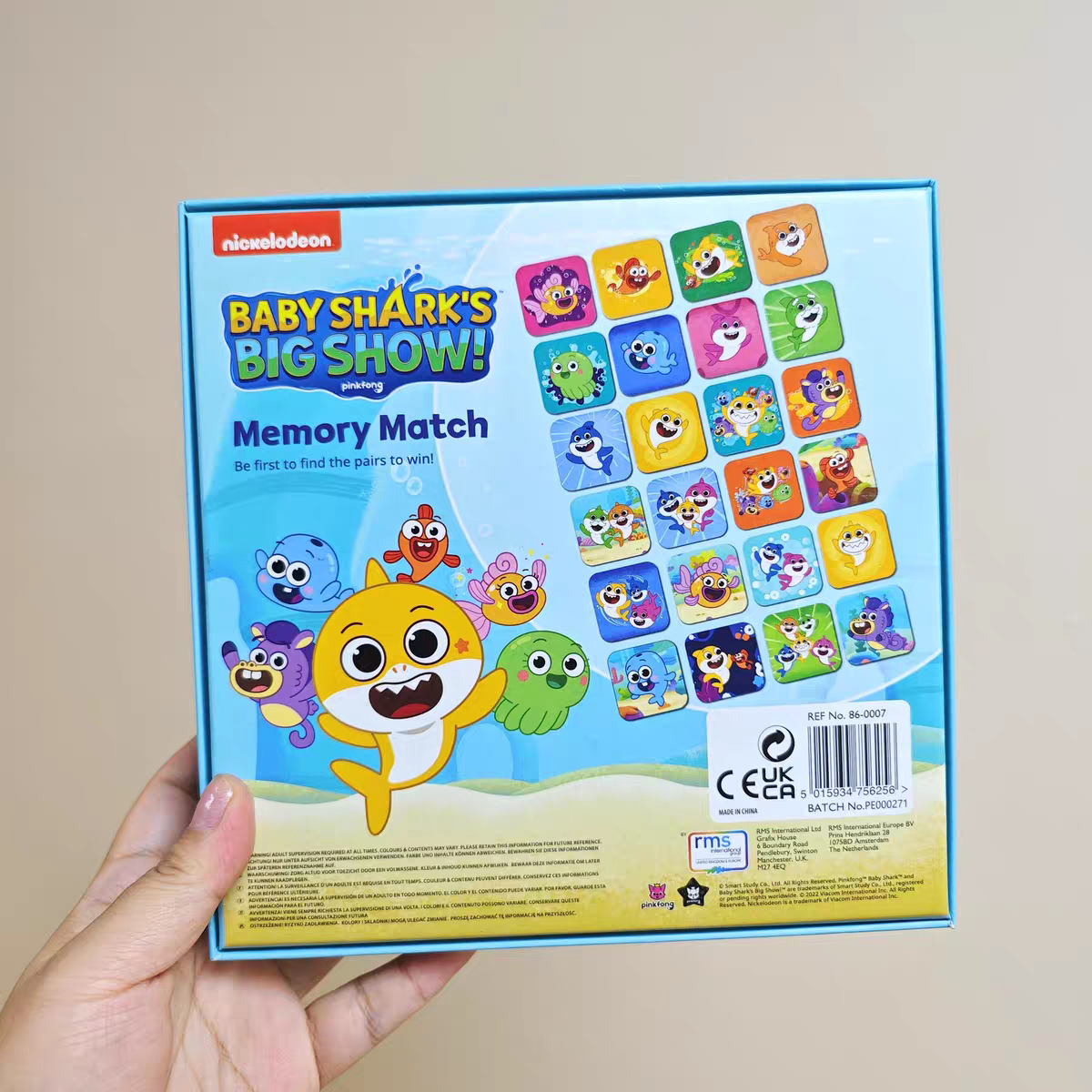 Baby Shark's Big Show! Memory Match Card Game | 2+