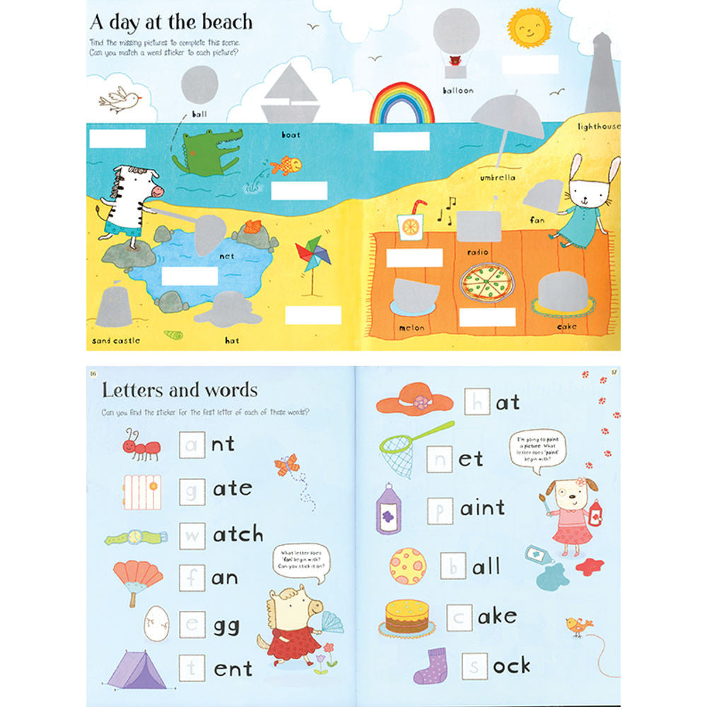 Usborne First Sticker Books | A4 | 3+