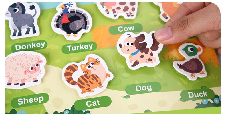 Small Educational Busy Book – Numbers & Animals