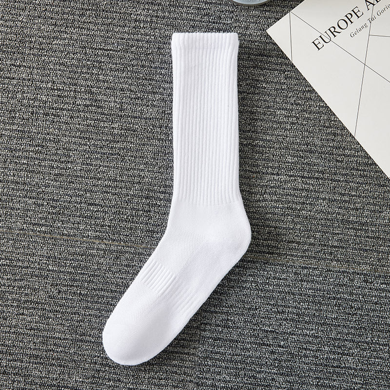 White Cotton Long Socks Size 37-45