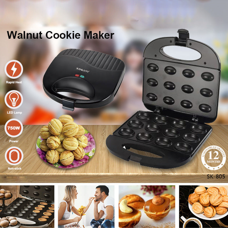 Walnut Cookie Maker Machine Sokany Brand 750W