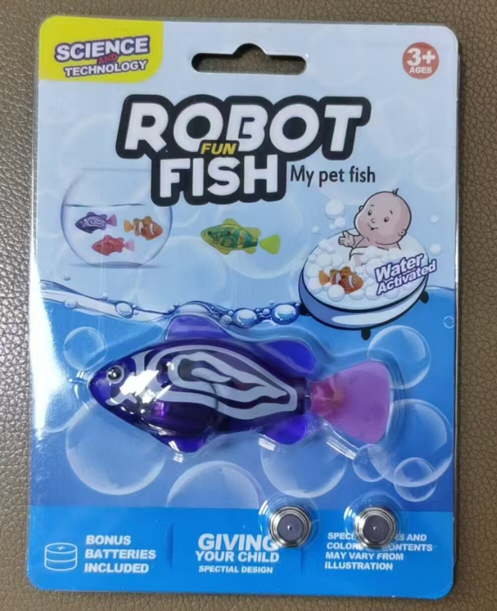 Robotic Fish - Interactive Swimming Fish Pet | (+2 Batteries) | 3+