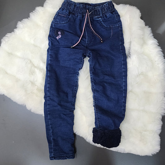 Warm Winter Jeans for Girls 8-9y