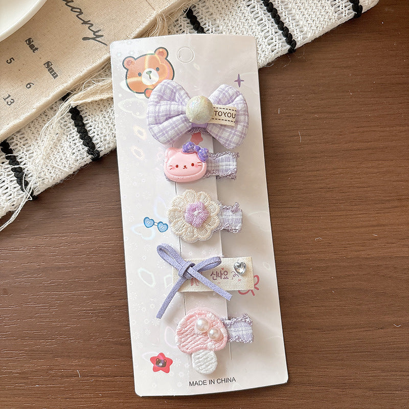 Cute Girls Hair Clips | 5pcs