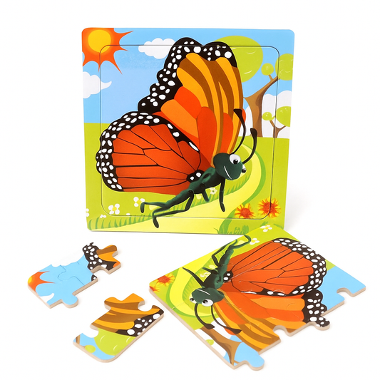 Small Board Puzzle Butterfly