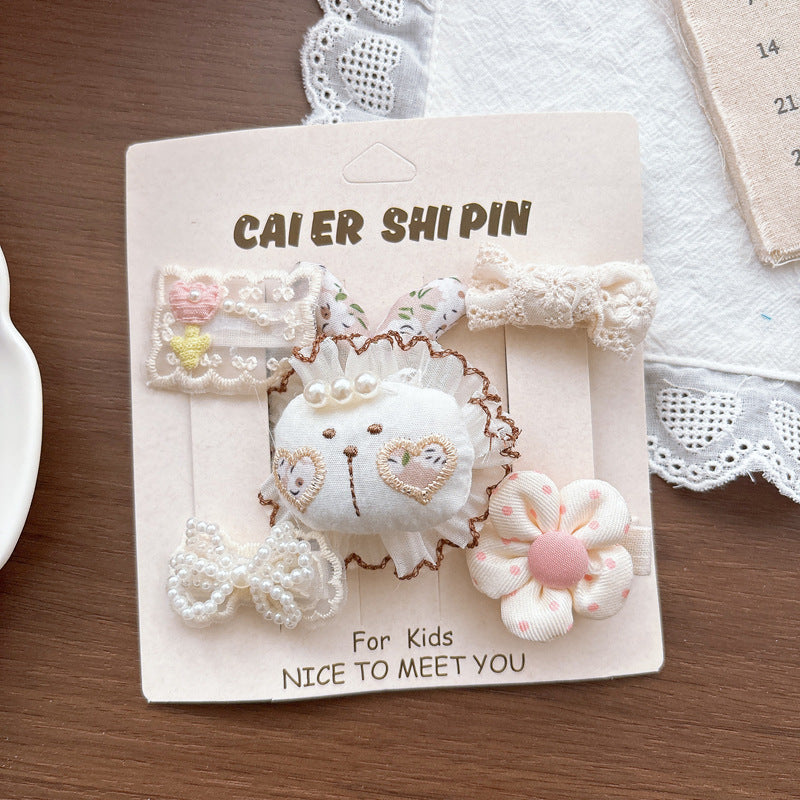 Cute Kids Hair Clip Set | 5pcs