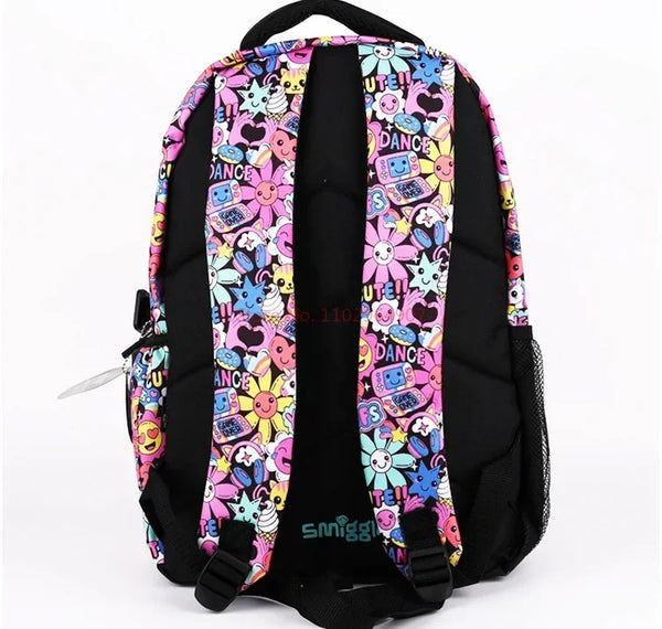 Smiggle  Backpack Flower Design 42cm G1-G3