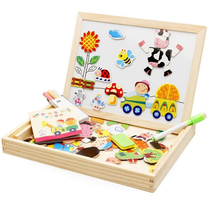 Multifunctional Educational Magnetic Board Toy For Kids 110-135pcs