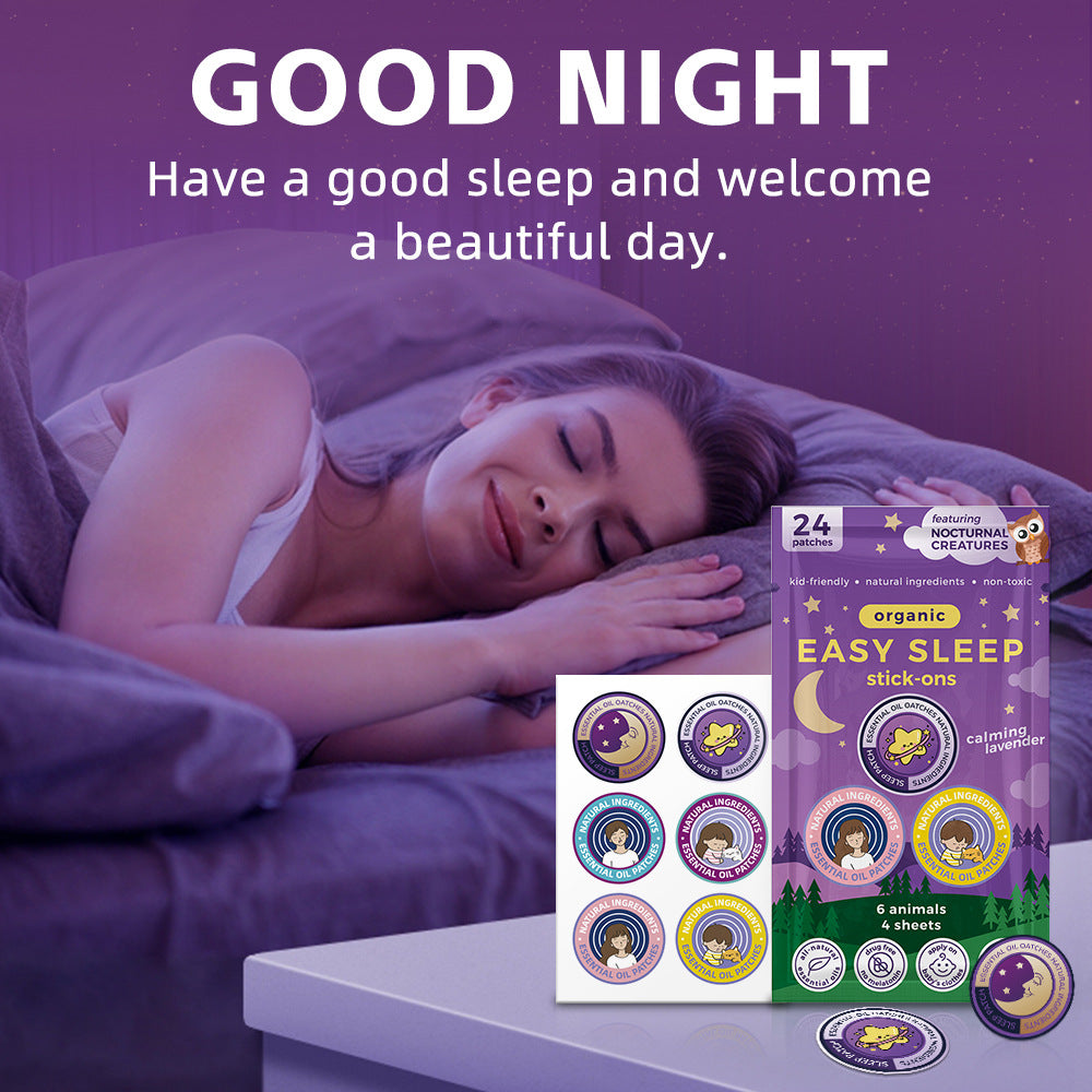 Sleep Support Patches Easy Sleep Calming Lavender 24 Pcs