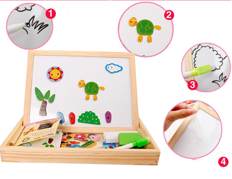 Multifunctional Educational Magnetic Board Toy For Kids 110-135pcs