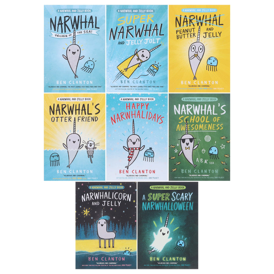 A Narwhal And Jelly - 8 Books Set | Soft Cover