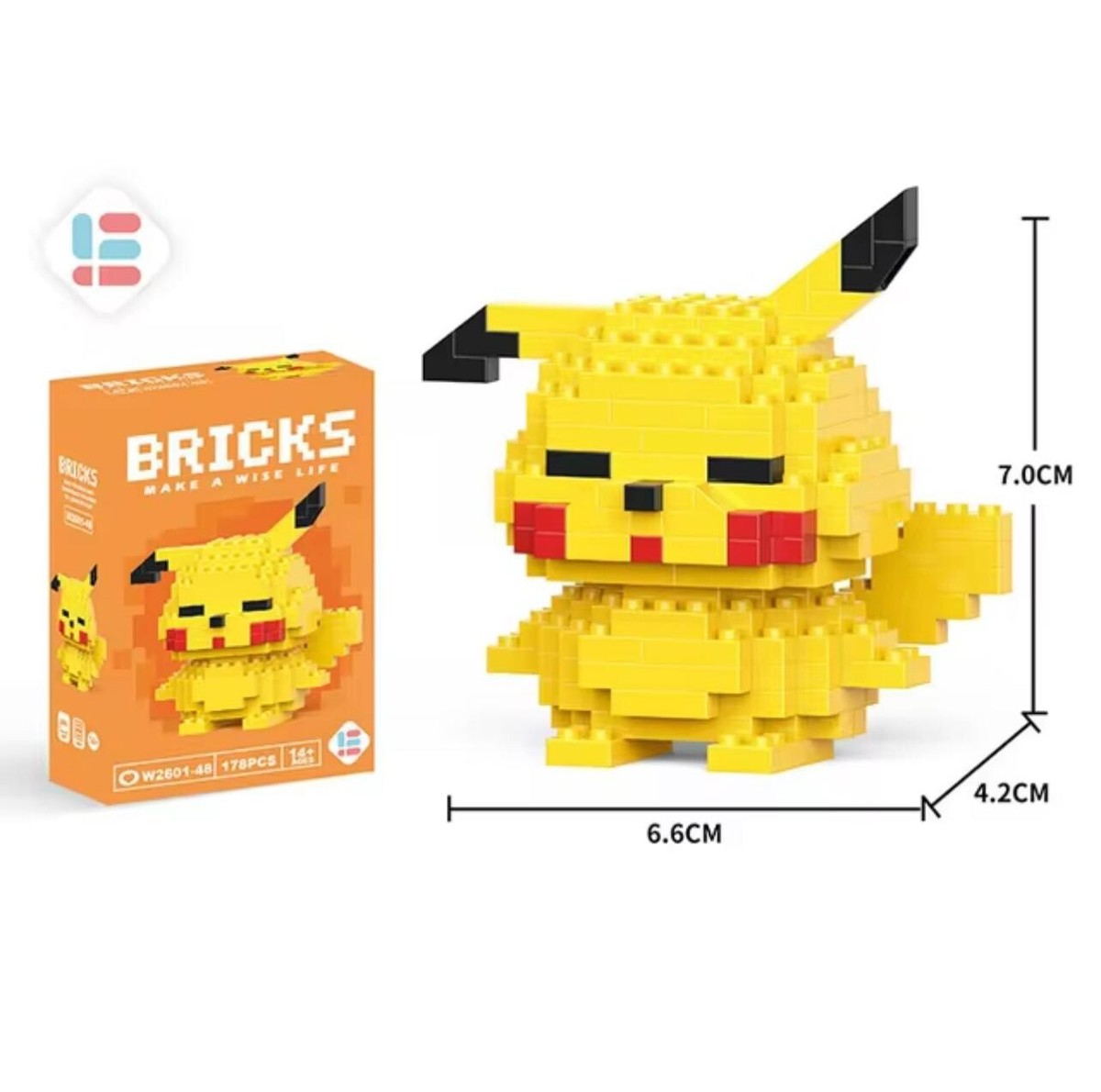 Mini Pixel Character Building Blocks Set – Collection 8+