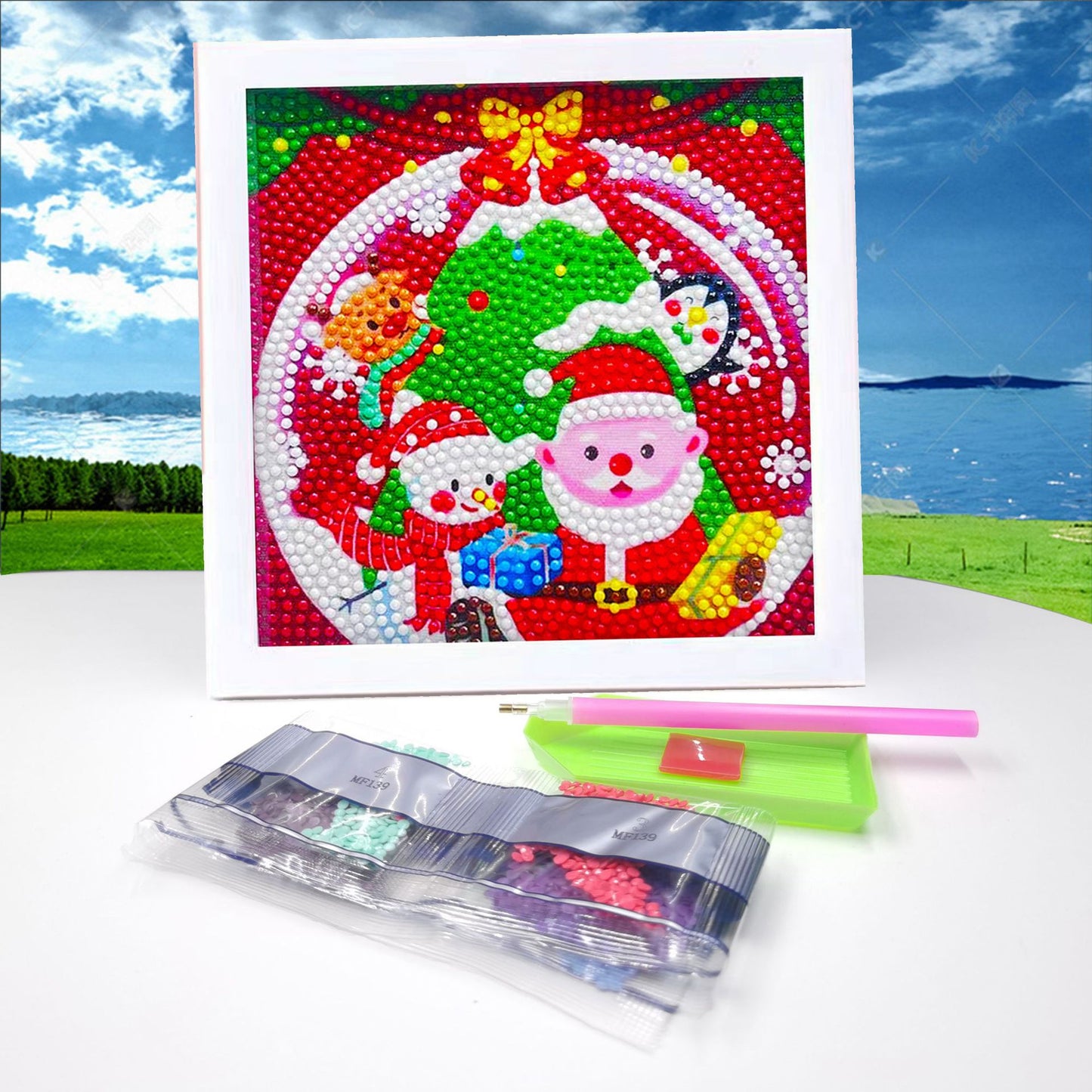Christmas Diamond Painting Craft Kit | 17×17cm