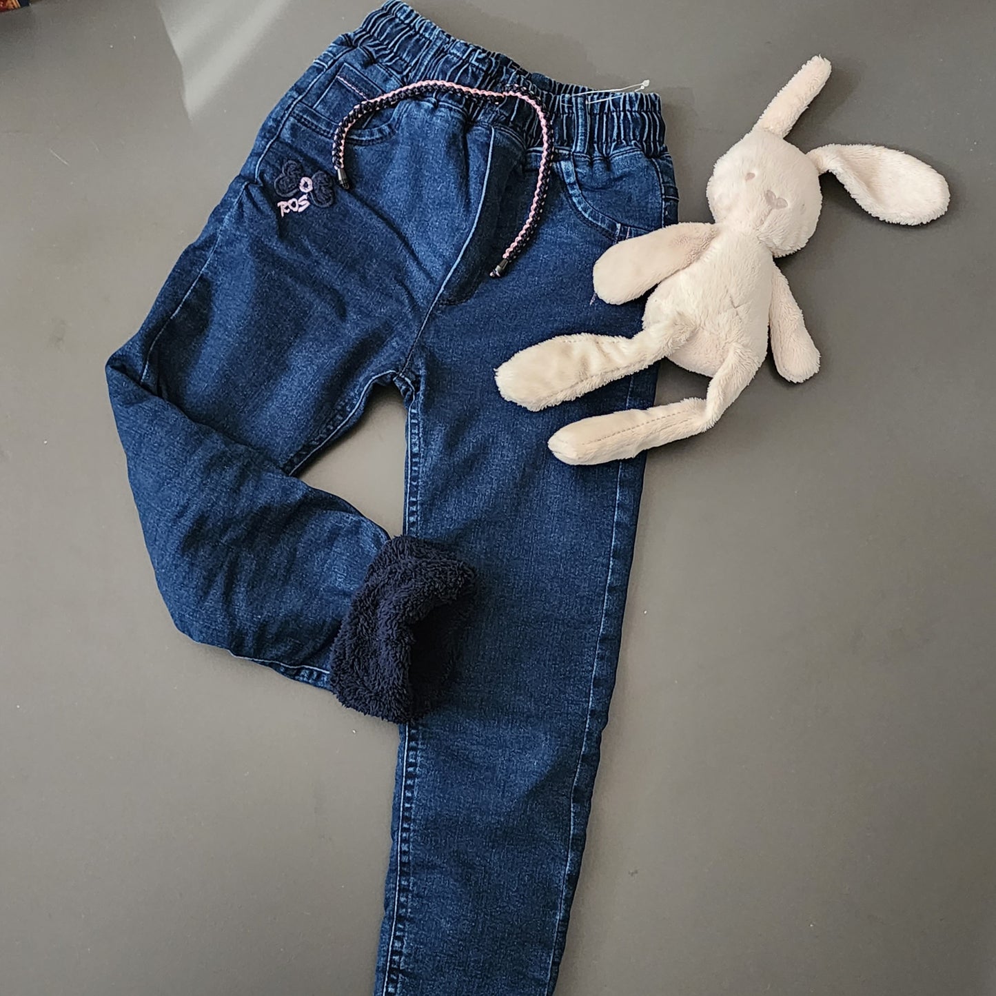 Warm Winter Jeans for Girls 8-9y