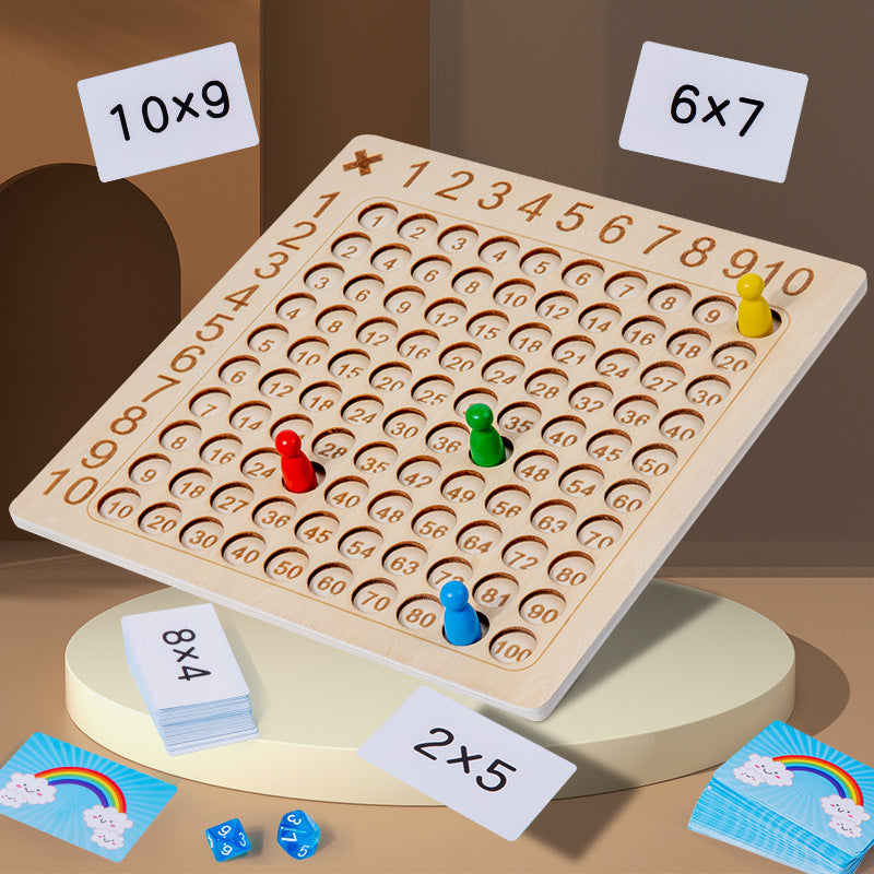 Wooden Multiplication Board Game | 36+ Months