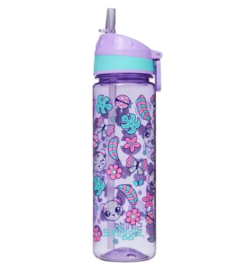 Smiggle Water Bottle - Purple Leopard | 650ml