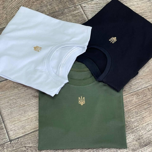 T-shirts With the Coat of Arms of Ukraine