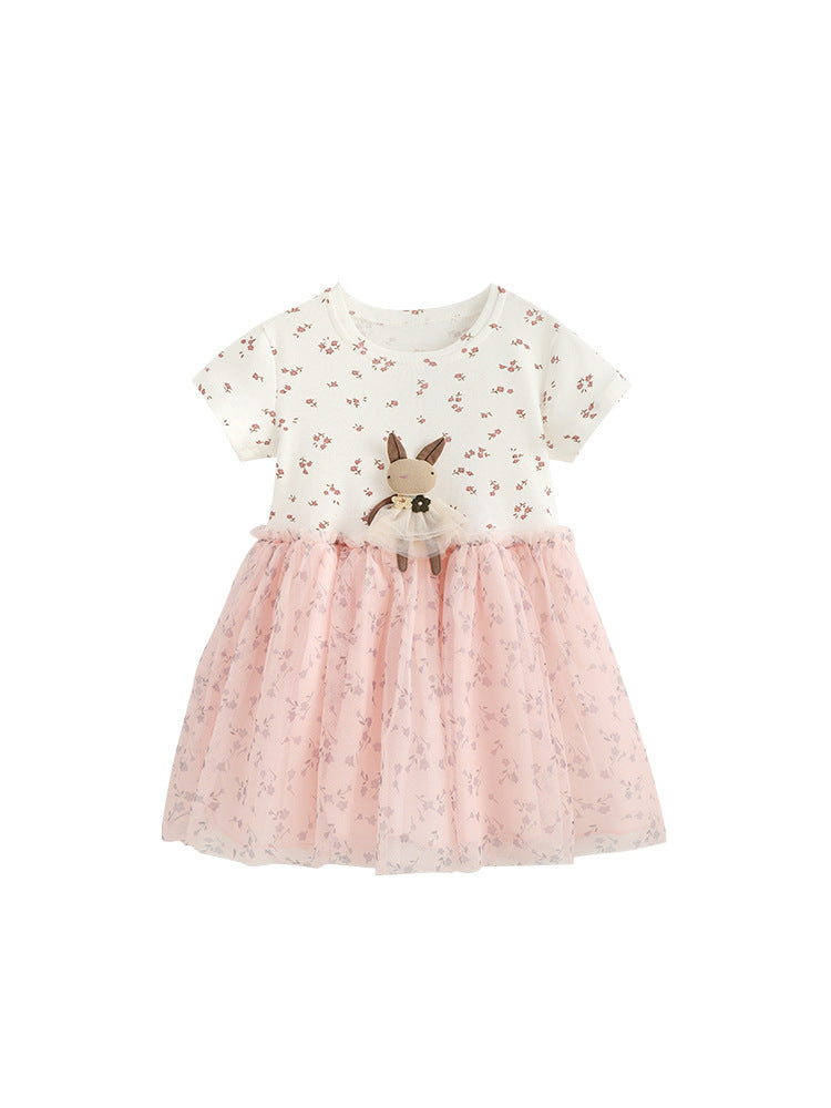 Girls Dress Rabbit - Soft Summer Wear(3-12y)